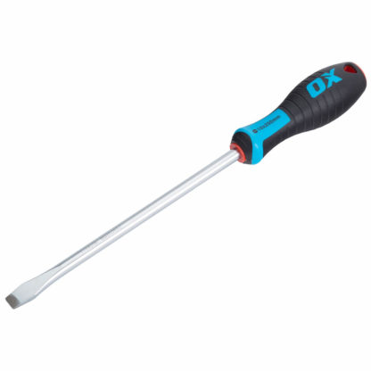 OX Pro Slotted Flared Screwdriver 10x200mm