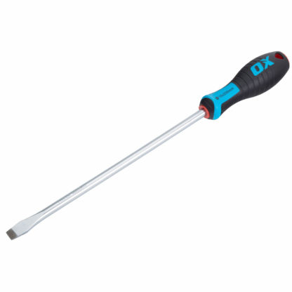 OX Pro Slotted Flared Screwdriver 10x250mm