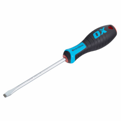 OX Pro Slotted Flared Screwdriver 65x125mm