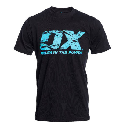 OX Crew Neck T-Shirt Black Front