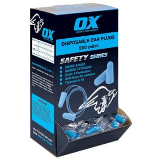 OX Disposable Ear Plugs 200pk