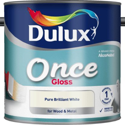 Dulux Once Gloss Pure Brilliant White 2.5L